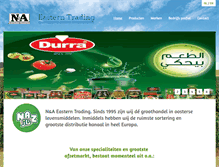 Tablet Screenshot of n-a-easterntrading.com